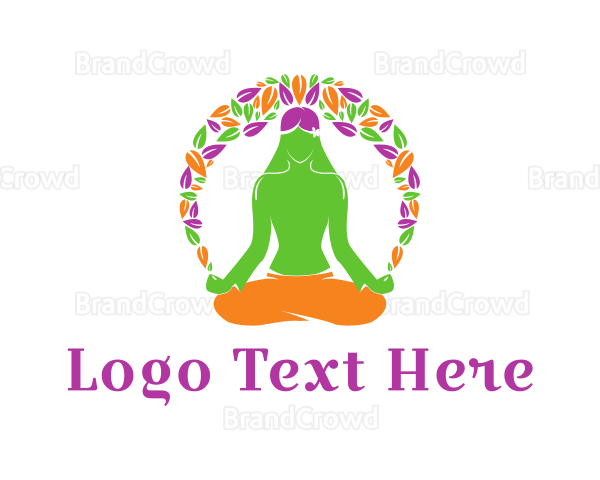 Leaves Yoga Meditation Logo