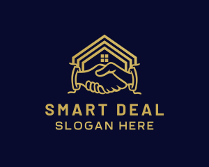 Deal - House Handshake Residential logo design