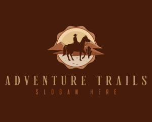 Western Desert Cowboy logo design