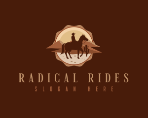 Western Desert Cowboy logo design