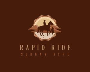 Western Desert Cowboy logo design