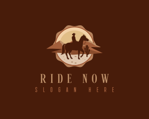 Western Desert Cowboy logo design