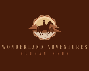 Western Desert Cowboy logo design