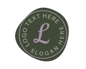 Blogger - Paint Blot Beauty logo design