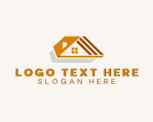 Repair - Home Roof Renovation logo design