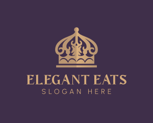 Elegant Noble Crown logo design