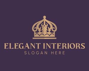 Elegant Noble Crown logo design