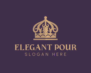 Elegant Noble Crown logo design