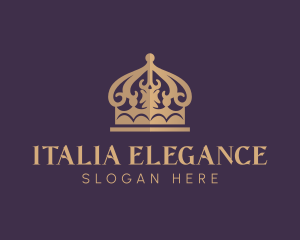 Elegant Noble Crown logo design