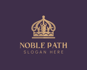 Elegant Noble Crown logo design