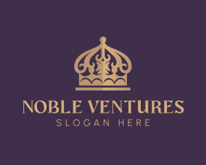 Elegant Noble Crown logo design