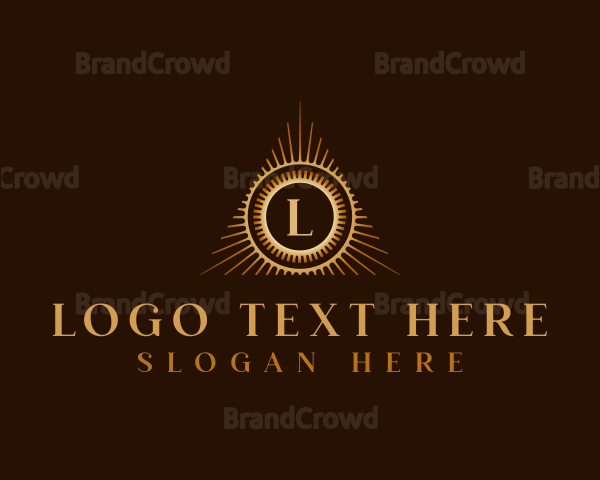 Upscale Luxury Pyramid Logo