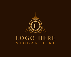 Media - Upscale Luxury Pyramid logo design