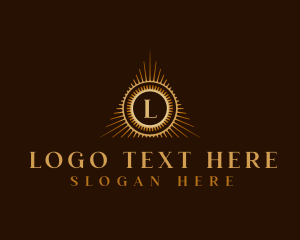 Upscale Luxury Pyramid Logo