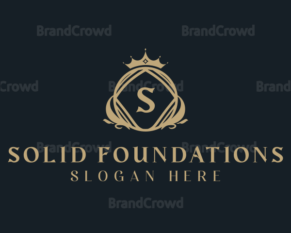 Golden Royal Crown Logo