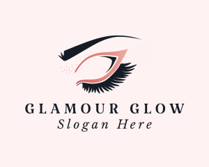 Eyeshadow - Eyeshadow Makeup Eyelash Fashion logo design