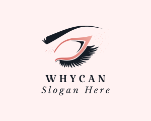 Beauty Blogger - Eyeshadow Makeup Eyelash Fashion logo design