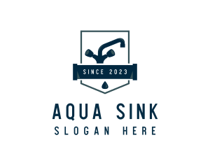 Sink - Faucet Plumbing Handyman logo design