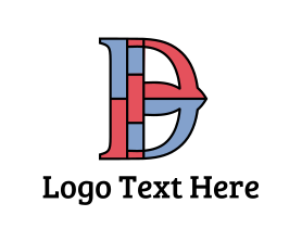 Serif - Classic Mosaic D logo design