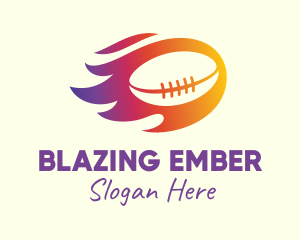 Fiery - Fiery Football Flames logo design