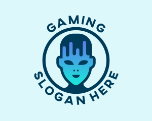 Horror - Gaming Frankenstein Head logo design