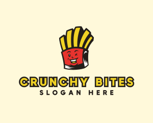 Chips - Smiling French Fries logo design