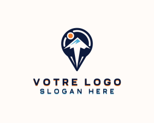Locator - Mountain Travel Tour logo design