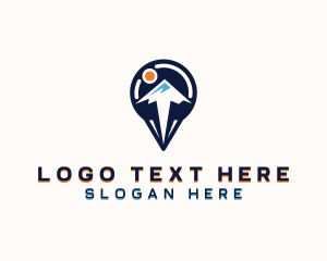 Locator - Mountain Travel Tour logo design