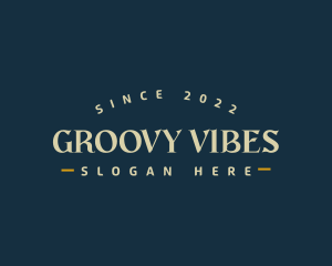 Groovy - Classic Hipster Bar logo design