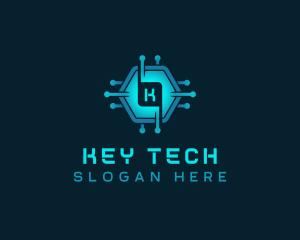 Hexagon Cyber Tech AI logo design