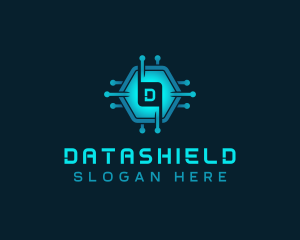 Startup - Hexagon Cyber Tech AI logo design