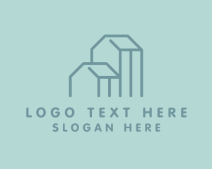 Leasing - Home Real Estate logo design