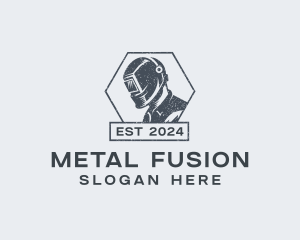 Welder - Industrial Welder Metalwork logo design