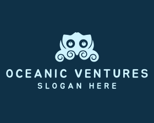 Cute Little Octupus logo design