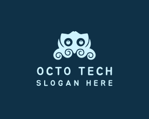 Cute Little Octupus logo design