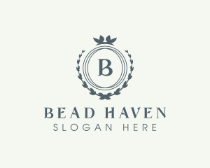 Elegant Wreath Boutique logo design