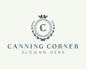 Elegant Wreath Boutique logo design