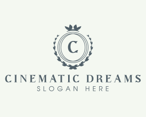 Elegant Wreath Boutique logo design