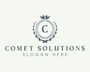 Elegant Wreath Boutique logo design