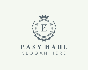 Elegant Wreath Boutique logo design