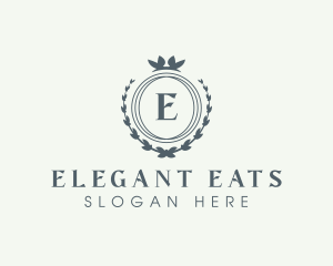 Elegant Wreath Boutique logo design