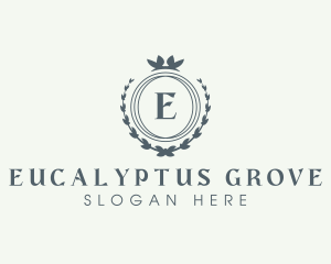 Elegant Wreath Boutique logo design