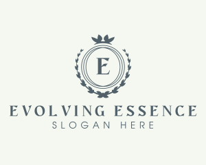 Elegant Wreath Boutique logo design