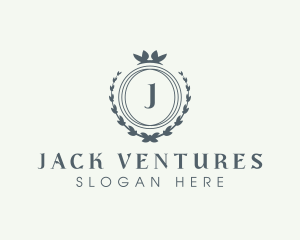 Elegant Wreath Boutique logo design