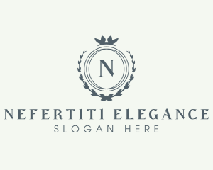 Elegant Wreath Boutique logo design