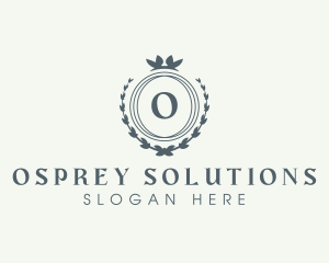 Elegant Wreath Boutique logo design