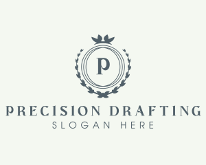 Elegant Wreath Boutique logo design