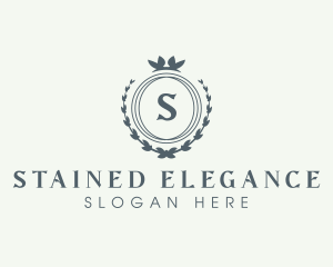 Elegant Wreath Boutique logo design