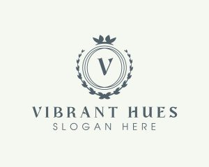 Elegant Wreath Boutique logo design