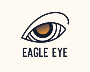 Gold Eye Lens Accuracy logo design